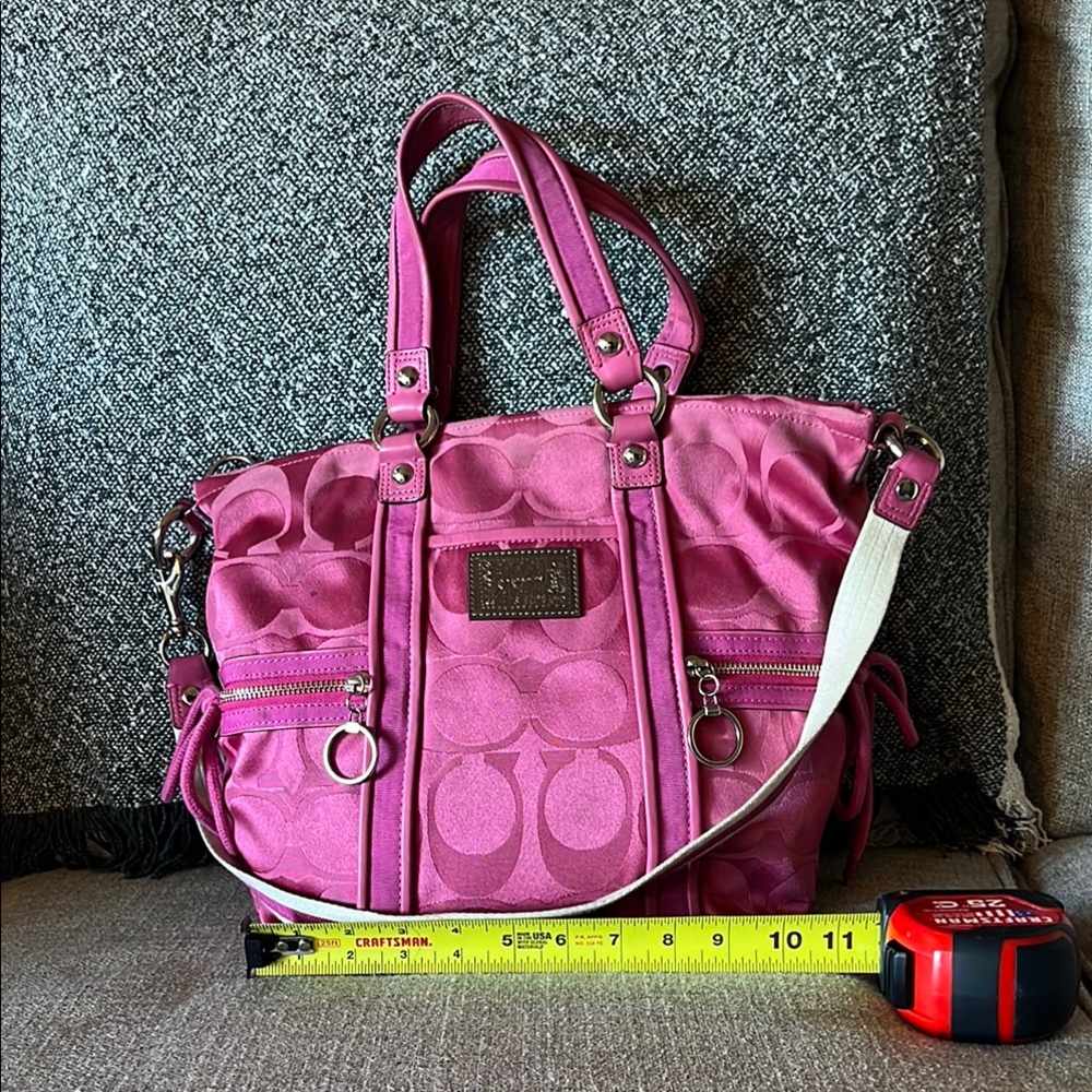 Coach Poppy Pink Shoulder Bag
